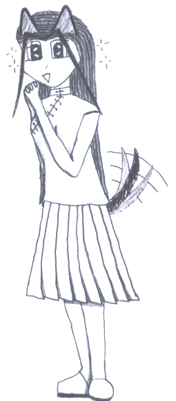 Gaaaaah! i can't draw! this is me, wagging my inu tail, thinking of Kurama. Kuramaaaaaaaaaaaaa *goes back to shrine*